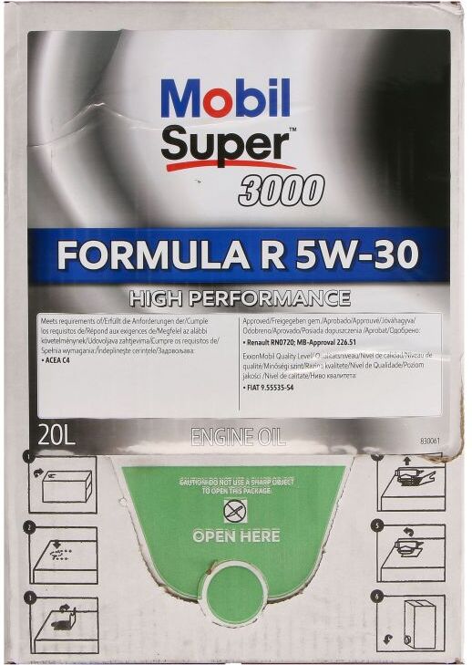 Motoröl MOBIL 154537 Super 3000 Formula R 5W30 20L