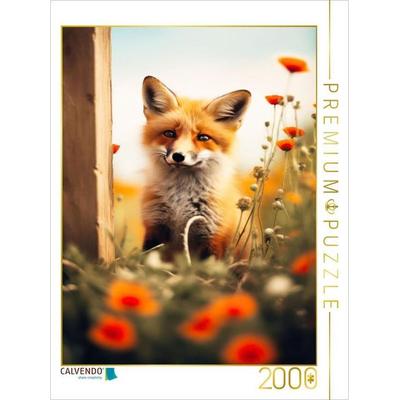 CALVENDO Puzzle Rotfuchs im Sommer | 2000 Teile Lege-Größe 90x67cm Foto-Puzzle für glückliche Stunden, Sonstige von , Calvendo Puzzle