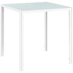 ESSTISCH Esszimmertisch Quadratischer Küchentisch für 4 Personen, Weiß