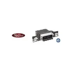 RETROSOUND Radiomodul Autoradio Model MOTOR-1DAB "verchromt mit schwarzen Tas...