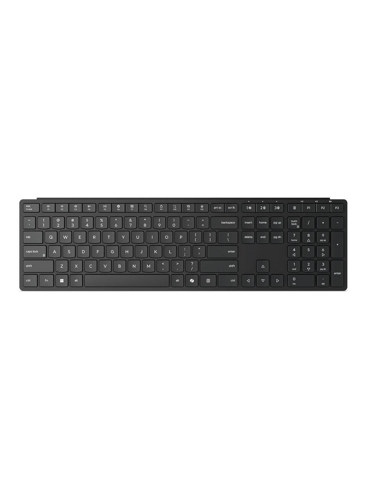 Lenovo Pro 6000 - keyboard - multi-mode - QWERTY - Danish - eclipse black Input Device - Tastatur - Dänisch - Schwarz