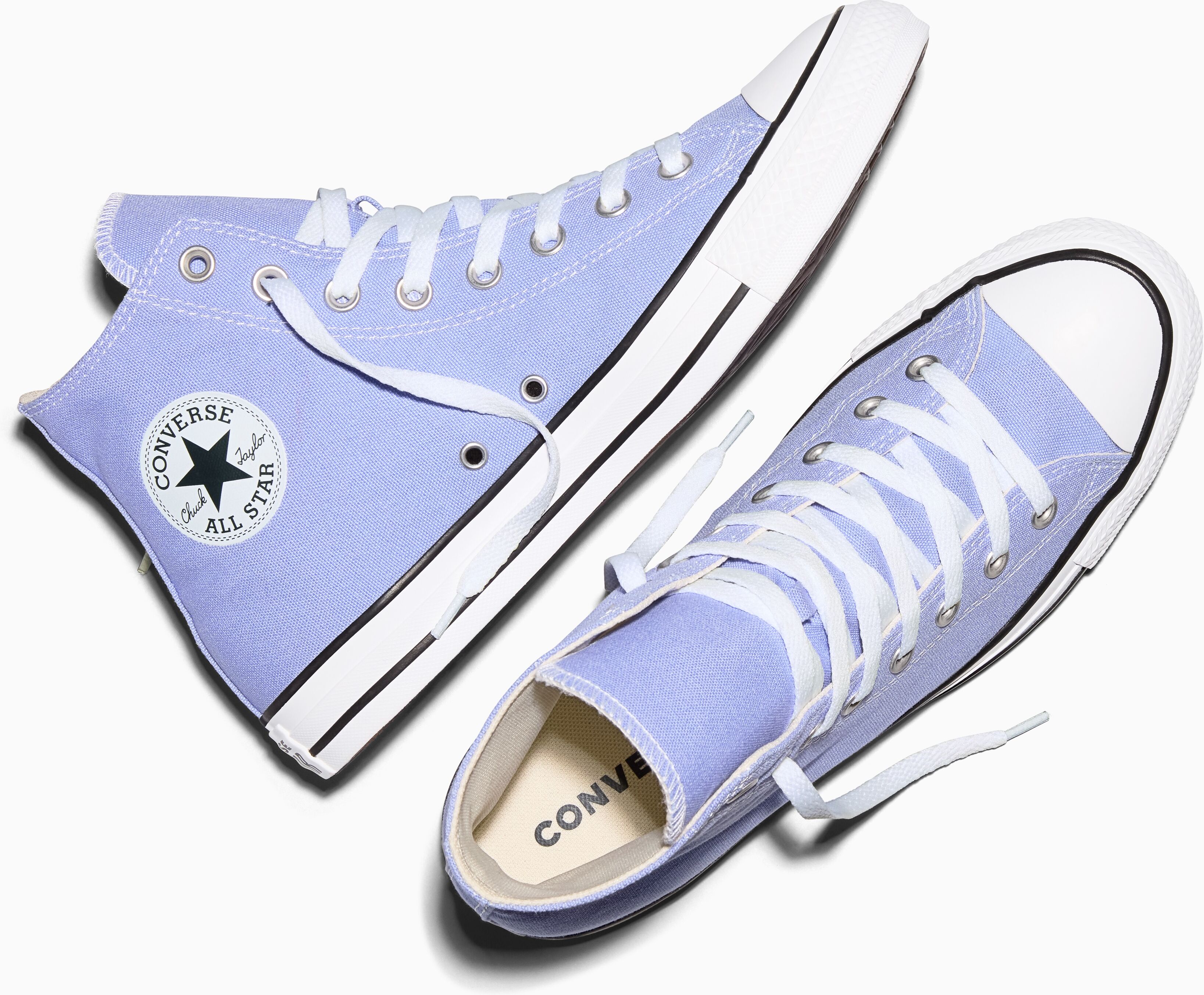 Sneaker CONVERSE "CHUCK TAYLOR ALL STAR", Gr. 45, blau (very peri), Textil, Schuhe Sneaker