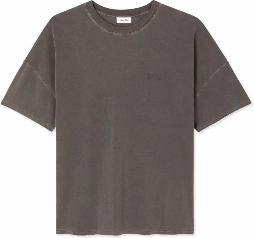 American Vintage T-shirt Coton  Gris S