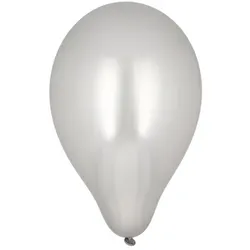 100 Luftballons Ø 25 cm silber