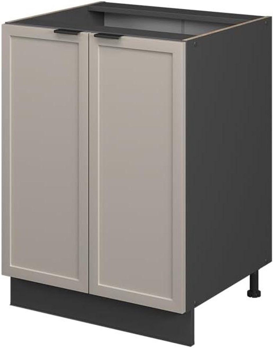 Deurstal Basismodule Keukenonderkast Grijsbeige - 60 cm