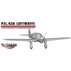 Mirage Hobby PZL.43A Luftwaffe Germ.Vers. MIELEC 1940