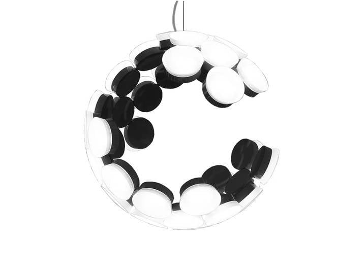 Artemide Pendentif Scopas blanc-noir