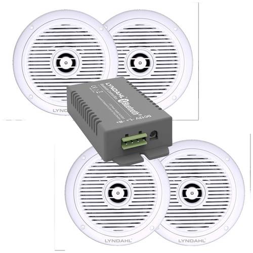 Lyndahl LYNCS180IPS4 2-Wege Set Einbau-Lautsprecher 120W 4Ω Weiß 1 Set