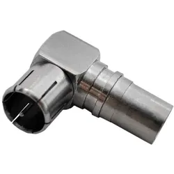 WISI DV 97, F-Quick-Winkelstecker, 10 Stück, Antennenkabel