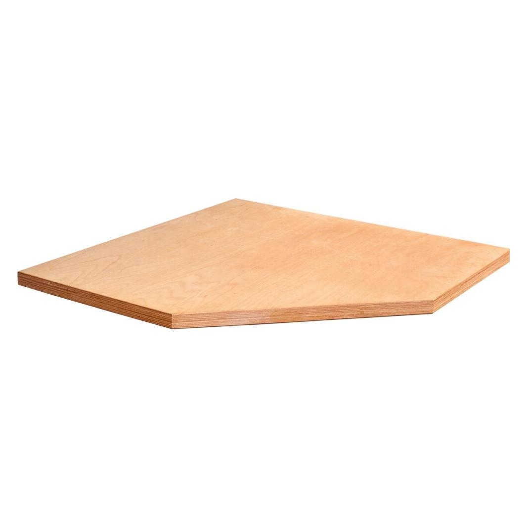 VAR ARBEITSPLATTE BUCHE ECK LACK 865X865X38 MM, MO-52284 (Holz) (39179481)