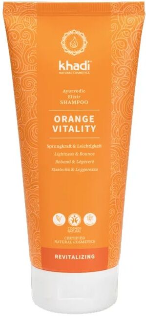 Khadi Champô Ayurvédico Vitalidade Laranja 200 ml