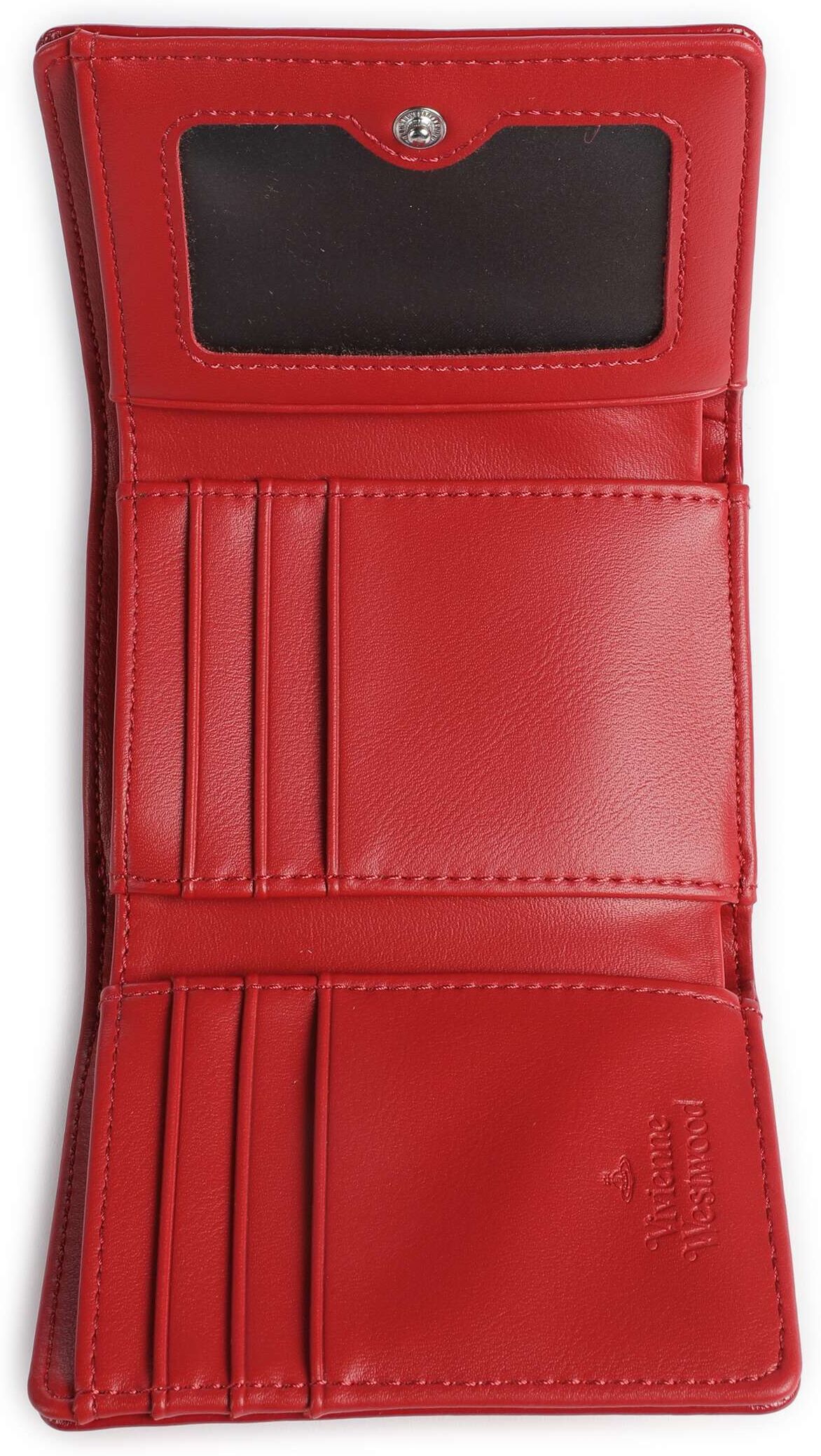 Vivienne Westwood Frame Naplak Small Geldbörse, rot