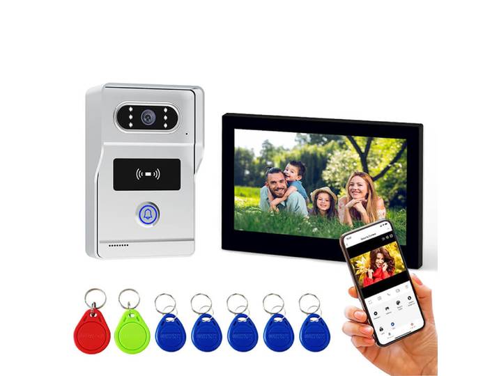 2MP 1080P Tuya APP IR Vision nocturne détection de mouvement WIFI IP sonnette 4 fils vidéo porte téléphone visuel porte caméra judas visionneuse