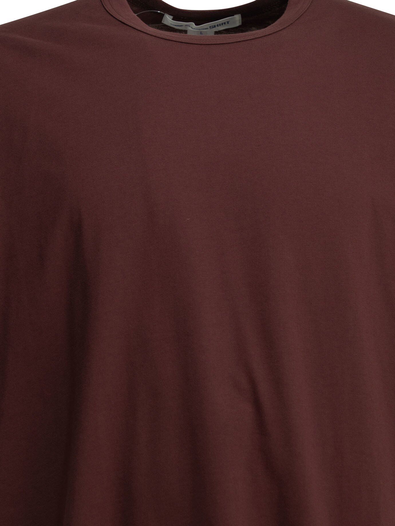 Comme des Garçons Shirt t-shirt homme bordeaux logo inversé Bordeaux XL