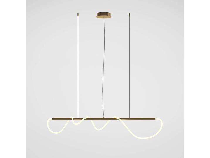 Maytoni Hängelampe Tau, messing / gold, für Wohn- / Esszimmer, Aluminium, Modern