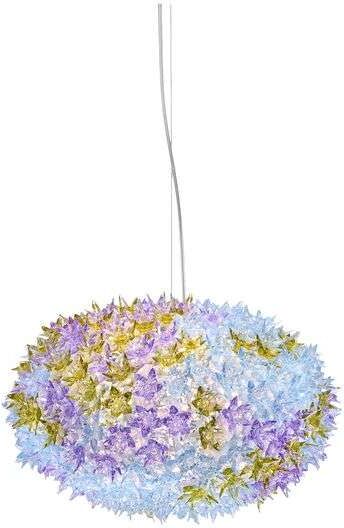 Kartell Bloom Pendelleuchte rund (Ø 53cm, lavendel transparent) Ø 53cm   lavendel transparent