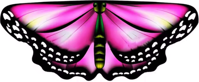 Inspire Curations Kids Butterfly Wings Fairy Cape Butterfly Wings Costume Colorful Fairy Dress Up Cape For Girls 3