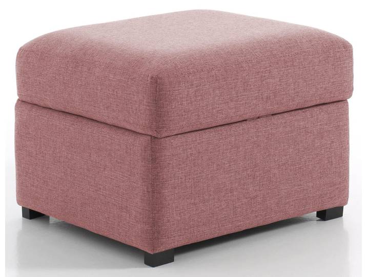 Pouf carré, Rose