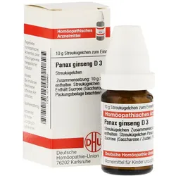Panax Ginseng D 3 Globuli 10 g