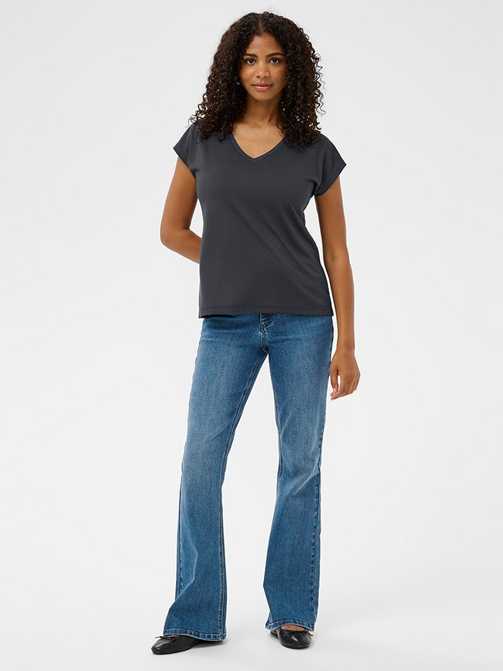 Kaffe Shirt in Anthrazit - L