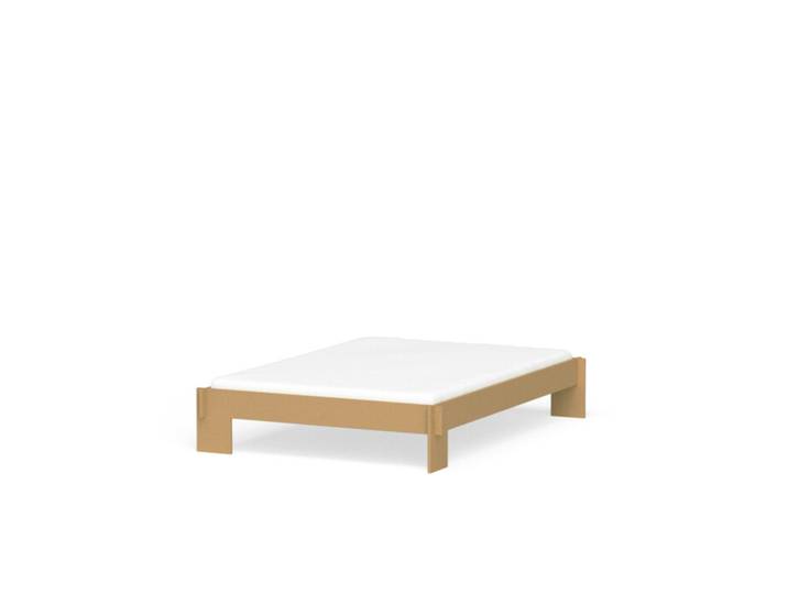 Nils Holger Moormann Bettgestell Siebenschläfer MDF pur, Designer Christoffer Martens, 152.6x36.5 cm