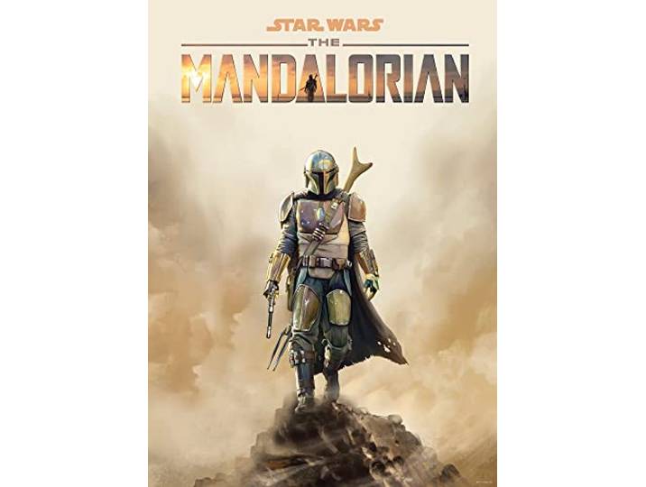 Komar Mandalorian Movie Poster – Dimensions : 50 x 70 cm – Poster mural (sans cadre) Star Wars