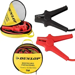 Dunlop Starthilfekabel in Aufbewahrungstasche  16mm 220A 2x3m