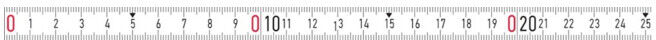 Bmi Mètre-ruban, autocollant, Longueur ruban: 2 m (462380 2)