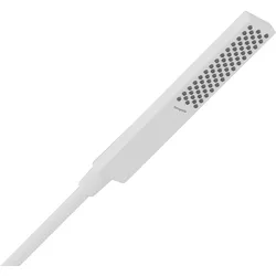 hansgrohe Pulsify E Stabhandbrause 100, 1 Strahlart, EcoSmart+, 24321700, Farbe: Weiß matt