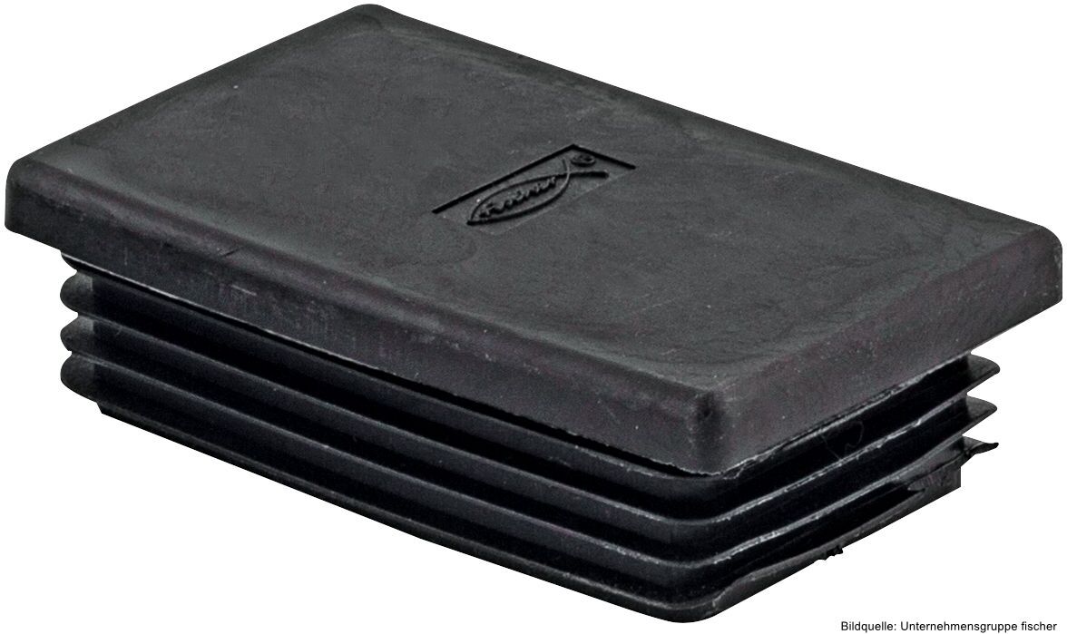 fischerwerke fischer Abdeckkappe FEC 62 B, schwarz, 100 Stück