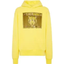 PLEIN SPORT Hoodie TIGER, Größe 3XL in Gelb 09