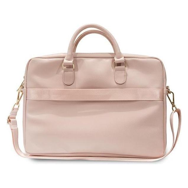 Guess Torba GUCB15ZPGSTEGP 16" różowy/pink Triangle 4G (16") (1467198017)