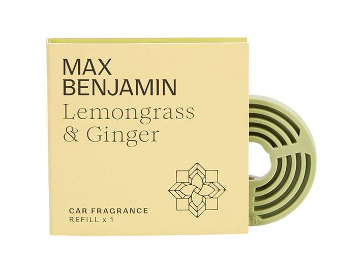 Autoduft Max Benjamin gelb Lemongrass & Ginger - Material: Kunststoff/Metall - Autoduft