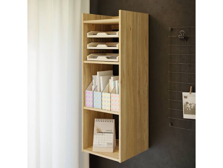 Wandregal 97cm Braun