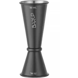 BarUp Barmaß 25/50 ml, Schwarz, ⌀45x(H)110mm