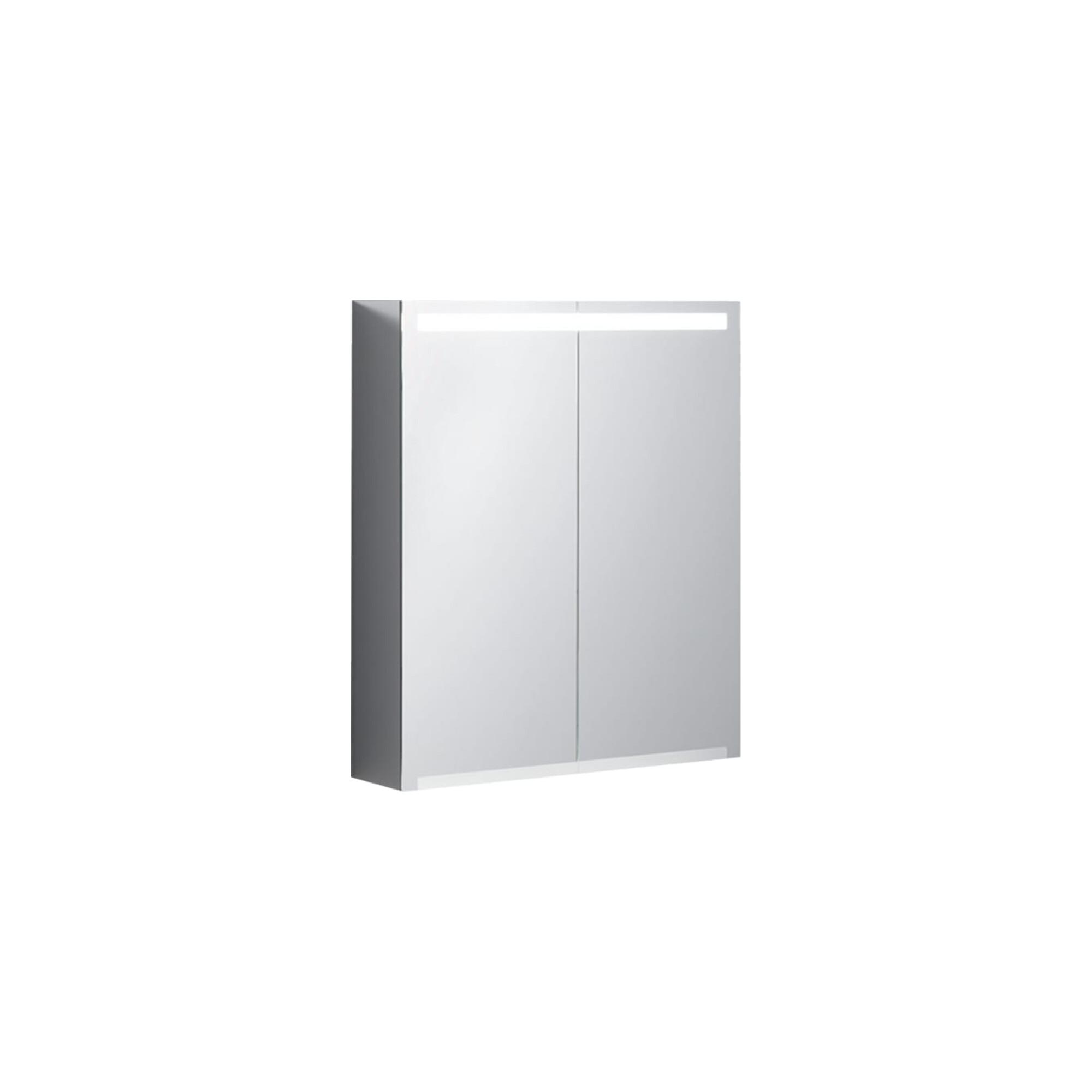 Geberit Spiegelschrank Option 60x70x15mm, mit Beleuchtung, 2 Türen (500582001)