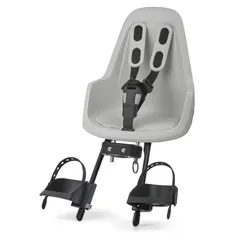 Bobike ONE Mini Front-Kindersitz Snow White für Fahrrad bis 15 kg Sitzhöhe 31 cm sicher