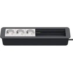 Kindermann CablePort Office frame 6-fach, 3x Strom