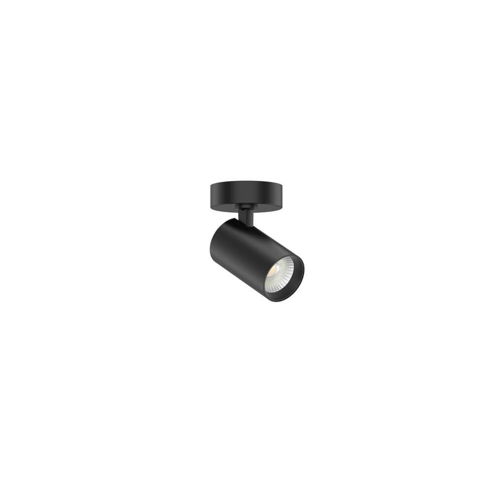 Lyora Led opbouwspot Tevo enkel - Zwart - Warm wit 2700K