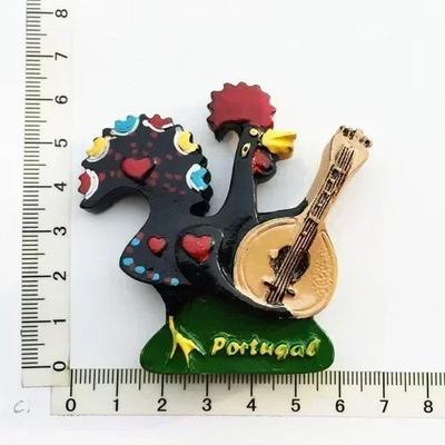 Inspired Living Portugal Fridge Magnets Set Lisbon Tram & Porto Travel Souvenir Decor portugal Rooster