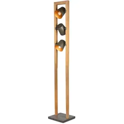 Trio Stehleuchte »Bell« - 25x25x150cm - braun -