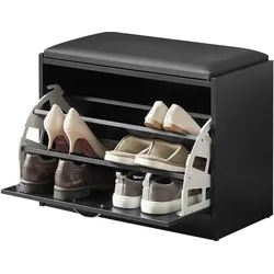 SCHUHBANK Schwarz