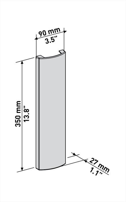 Meliconi Slimstyle Wire Cover Double-bianco