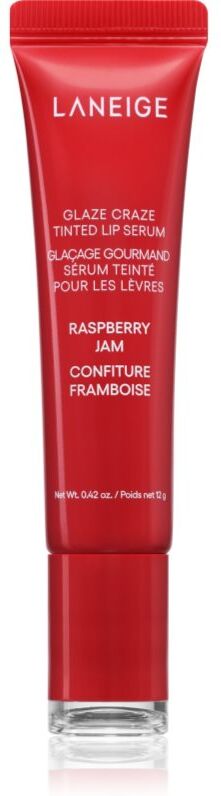 Laneige Glaze Craze Tinted Lip Serum tinted lip balm shade Raspberry Jam 12 g