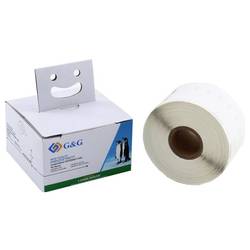 G&G Etiketten Kompatibel ersetzt DYMO 11356, S0722560 41 x 89 mm Thermodirekt Papier Weiß 300 St. Permanent haftend Adress-Etiketten BM-D-G-11356