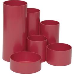 Maul MAULtubo Recycling 4115625 Stifteköcher Rot Anzahl der Fächer: 6