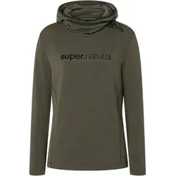 SUPER NATURAL Super.Natural Damen Pullover W ALPINE HOODED, Größe L in Schwarz Schwarz