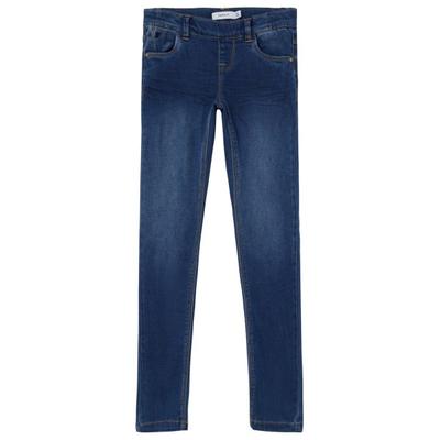 Name it - Kid's Polly Skinny Denim Legging - Leggings Gr 104 blau