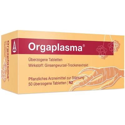 Orgaplasma überzogene Tabletten 50 St Überzogene