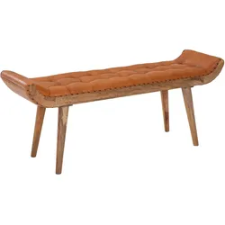 Wohnling, Sitzbank, Echtleder (125 cm)